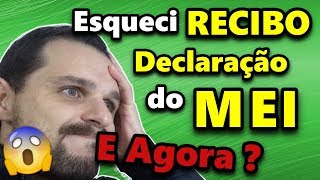 Como Imprimir o Recibo da Declaração do MEI DASNSimei [upl. by Brazee]