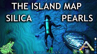 Silica Pearl Locations on The Island map  Ark Survival Evolved [upl. by Mackenie897]