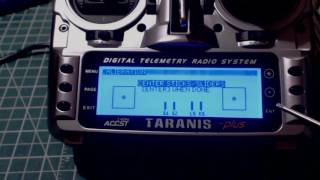 Taranis X9D Plus Calibration [upl. by Qidas]