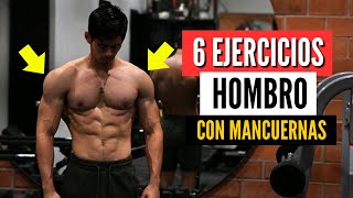 LOS MEJORES EJERCICIOS PARA HOMBRO CON MANCUERNAS [upl. by Adaynek947]