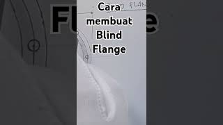 Cara membuat blind flangepipingtutorial piping concentricreducer geometry [upl. by Rashidi]