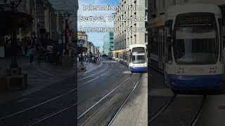 International tram between Geneva Switzerland amp Annemasse France [upl. by Moitoso775]