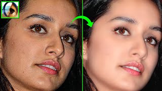 High End Skin Retouching in Photoshop I Face Smooth in Photoshop I HighEnd Skin Softening Tutorial [upl. by Dell]