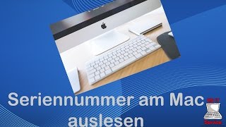 Seriennummer vom Mac herausfinden  Tutorial  RS ITService [upl. by Kcin]