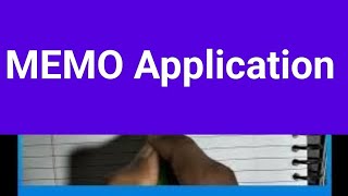 Application For Memo मेमो आवेदन पत्र कैसे लिखे। [upl. by Akeenat]