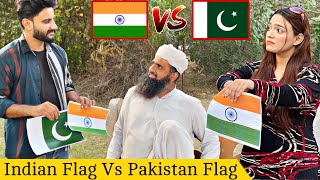 INDIAN FLAG VS PAKISTANI FLAG  SOCIAL EXPERIMENT IN PAKISTAN ThatWasCrazy [upl. by Yrrag712]