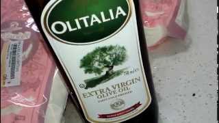 開箱 OLITALIA EXTRA VIRGIN OLIVE OIL奧利塔特級冷壓橄欖油750ml 20150726 宅爸詹姆士 [upl. by Nabois]