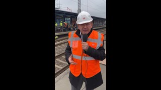 Baustellenbegehung zur Generalsanierung der Riedbahn in Mannheim [upl. by Aldos316]