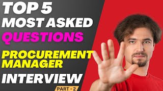 Procurement Manager Interview Questions and Answers  Procurement Officer Job Interview  Job Tips [upl. by Aisatsana]