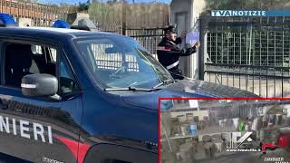 Biancavilla I carabinieri scoprono una carrozzeria abusiva Denunciato il titolare un 56enne di Ad [upl. by Rebm]