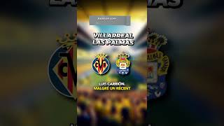 Prono foot Villarreal Las Palmas Liga espagnol pronostic [upl. by Mercy]