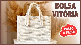 Bolsa de crochê LAILA Crochet Bag Passo a Passo ProfNeddy Ghusmam [upl. by Eille935]