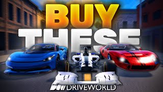 5 Cars You NEED To Buy In Drive World 2024 [upl. by Lehplar]