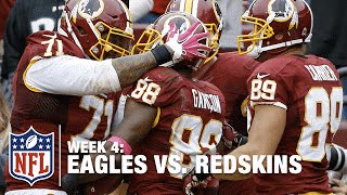 Redskins WR Pierre Garcon Scores Amazing GameWinning TD  Eagles vs Redskins  NFL [upl. by Eonak626]