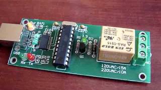 USB Relay Controller One Channel [upl. by Aon25]