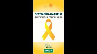 Setembro Amarelo Conversar é a melhor saída [upl. by Nannie228]