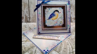 Crafting with Hunkydory Little Wings member free gift Apr 23 A little Birdie told me [upl. by Pomfret733]