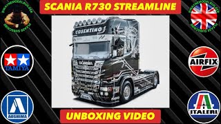 SCANIA R730 STREAMLINE 124  UNBOXING [upl. by Fatimah]