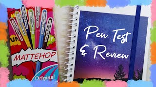 Pentel Mattehop  Pen Test and Review [upl. by Malynda]