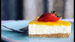 Efsane Limon Sosuyla Pişmeden cheesecake Tarifi [upl. by Enirehtak]