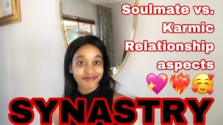 Soulmate vs Karmic relationship aspects in Synastry [upl. by Nets]