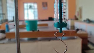 Spring Constant of Helical Spring Practical Physics Class11 [upl. by Anirahs]