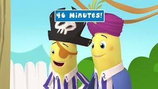 Animated Halloween Compilation  Full Episodes  Bananas in Pyjamas Official [upl. by Eveineg]