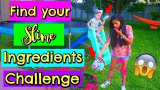 Find Your Slime Ingredients Challenge SIS VS SIS [upl. by Heddy282]