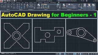 AutoCAD Drawing Tutorial for Beginners  1 [upl. by Adnerad411]