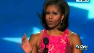 MICHELLE OBAMAS FULL DNC 2012 SPEECH  SEPTEMBER 5 2012 [upl. by Retep122]