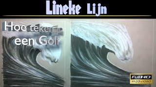 GOLF en WATER tekenen met pastel potlood voor beginners [upl. by Deva68]