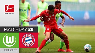 VfL Wolfsburg  FC Bayern München  23  Highlights  Matchday 29 – Bundesliga 202021 [upl. by Teraj]