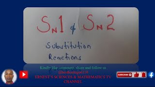 UNIMOLECULAR  BIMOLECULAR NUCLEOPHILIC SUBSTITUTION REACTIONS [upl. by Dee Dee]