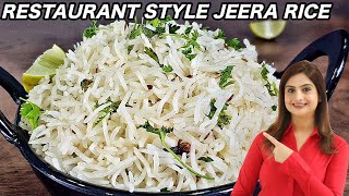 How To Make Perfect Jeera Rice  Flavoured Cumin Rice  Easy Restaurant Style Jeera Rice Recipe [upl. by Ibob]