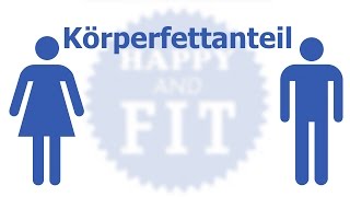 Was ist der optimale KörperfettAnteil [upl. by Puto]