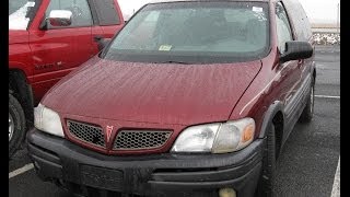 2003 Pontiac Montana 34L V6 Start Up and Tour [upl. by Atsilac919]