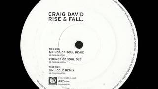 Craig David  Rise amp Fall  MJ Cole Remix [upl. by Shantee]