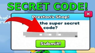 New Secret Code In Preston Shop Pet Sim 99 [upl. by Novelia]