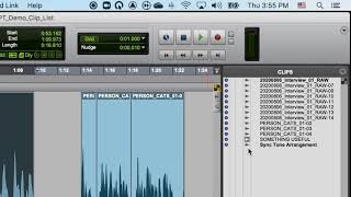 Pro Tools Basics 13 The Clip List [upl. by Boccaj]