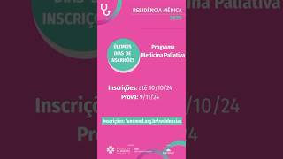 Residência em Medicina Paliativa HCPA  Hospital de Clínicas de Porto Alegre 2025 Cuidado Paliativo [upl. by Pleione]