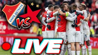 BANÍK OSTRAVA  SLAVIA PRAHA 🔴LIVESTREAM🔴 [upl. by Trini911]