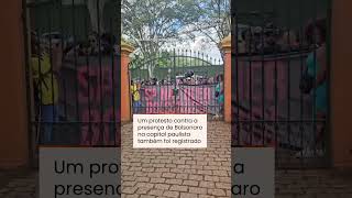 Sob protesto Nunes se reúne com Bolsonaro Tarcísio e Temer em reta final de campanha em SP shorts [upl. by Ocer945]