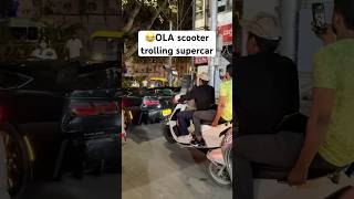 Scooter accident just missed with Supercar supercar bangalore [upl. by Hildick233]