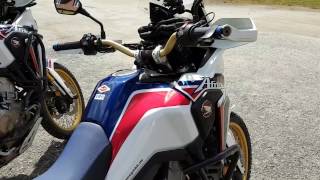 CRF1000 AfricaTwin VStreamWindshield amp Fork Tunnel Shields [upl. by Convery]