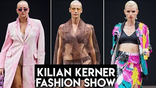 GNTM Models Viola Martina amp Dascha auf der KILIAN KERNER Show  Fashion Week 2022 [upl. by Jori]