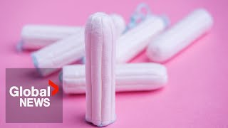 Tampons may contain quottoxic levelsquot of lead and arsenic in them study warns [upl. by Kazmirci]