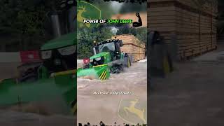 John Deere tractor vs FLOOD  Farmer vs Nature 🔥🌳 [upl. by Kinnard]