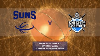 Sevenoaks Suns III v Richmond Knights East  3rd December 2023  U14 Local League [upl. by Akehsat192]