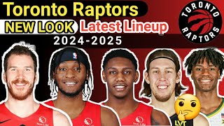 Toronto Raptors Final ROSTER Details 202425  Raptors Lineup 202425 [upl. by Lenee]