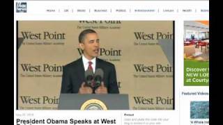 Fox News Omits Applause for Obama from West Point Cadets 04656 May 22 2010 [upl. by Marylou71]